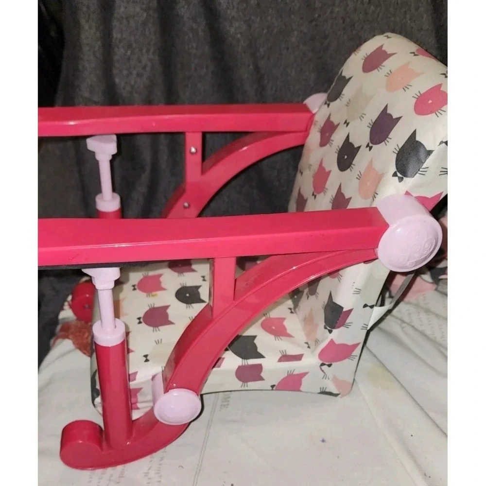 Our Generation Cat Print (2020) Let's Hang Clip-On Chair For 18